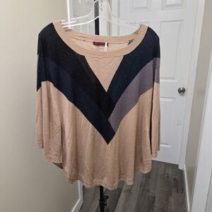 Anthropologie Left On Houston Colorblock Sweater